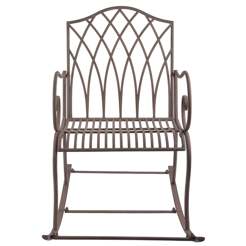Vintage Rectory Metal Garden Rocking Chair